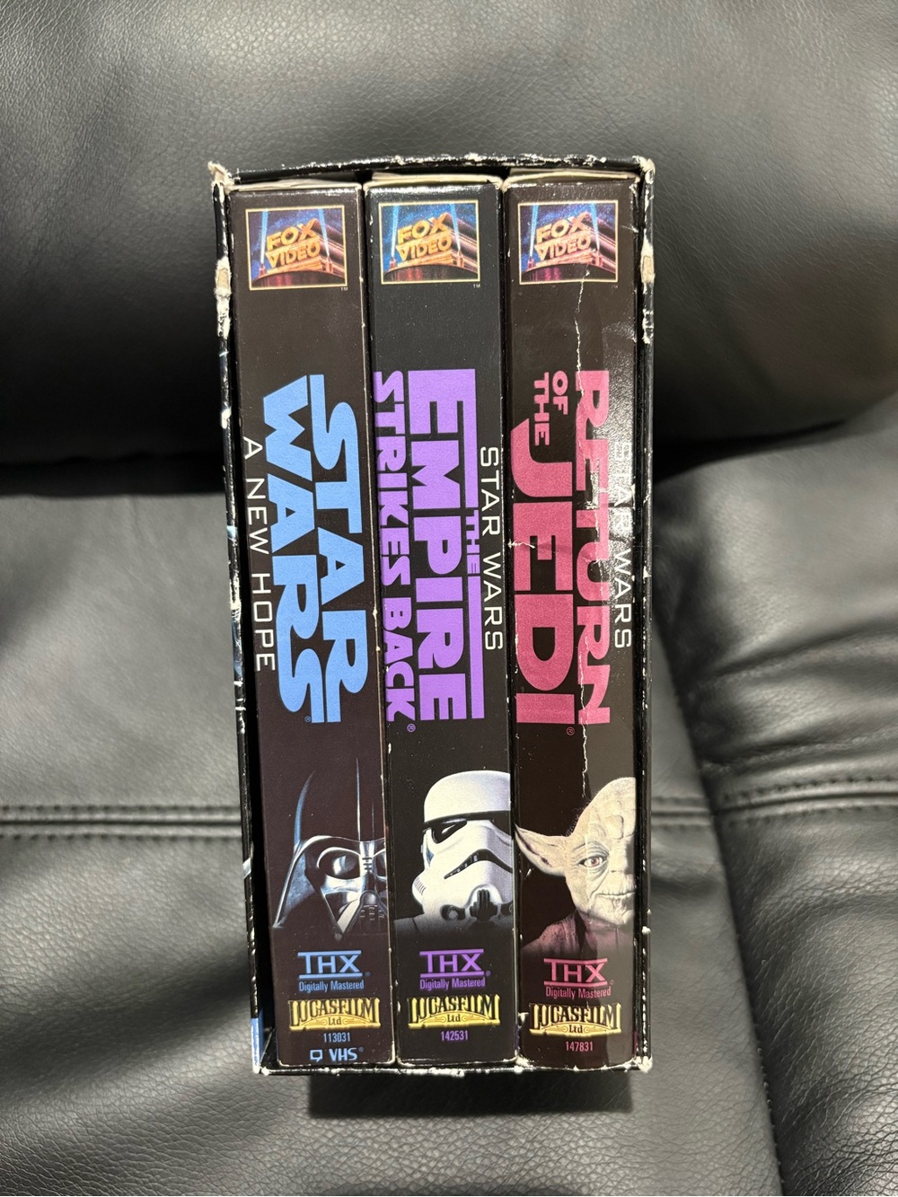 Star Wars Trilogy VHS Box Set THX Digitally Mastered NTSC 1995